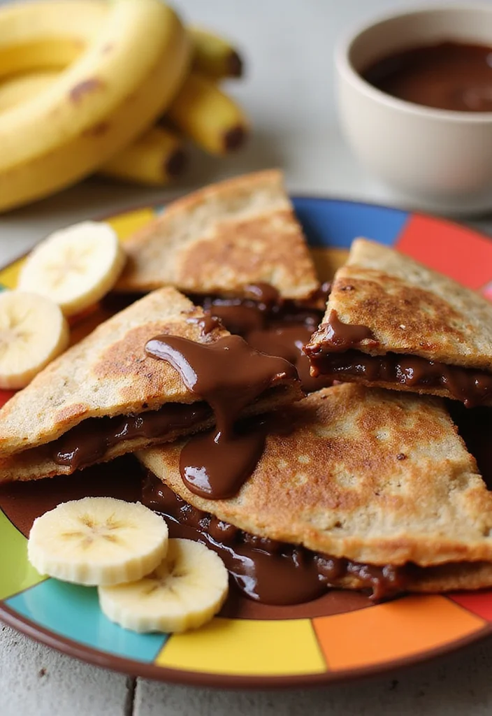 10 Dessert Tortilla Recipes Fun and Easy 23 10 Dessert Tortilla Recipes Fun and Easy - 3. Chocolate Banana Quesadillas
