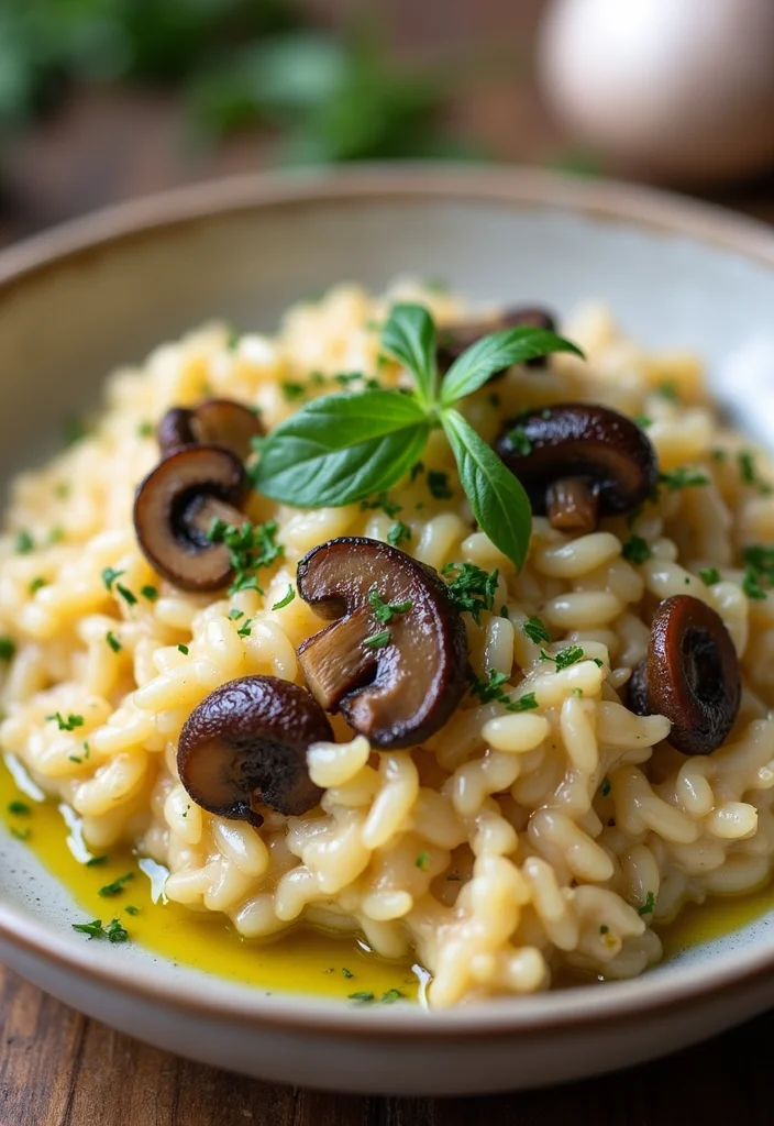 10 Fancy Vegan Recipes for Special Occasions 1 10 Fancy Vegan Recipes for Special Occasions - 1. Truffle Mushroom Risotto