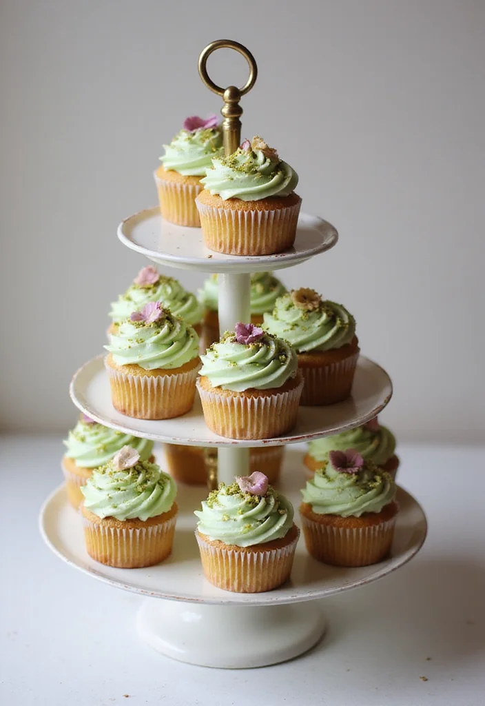 10 Fancy Vegan Recipes for Special Occasions 100 10 Fancy Vegan Recipes for Special Occasions - 10. Pistachio Rose Water Cupcakes