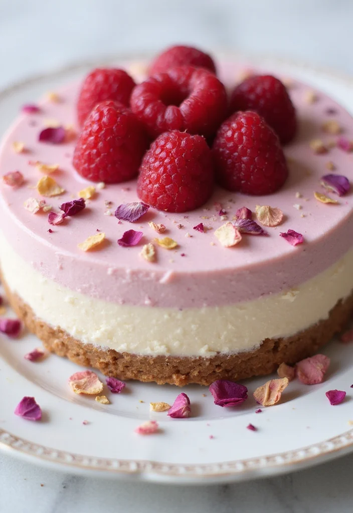 10 Fancy Vegan Recipes for Special Occasions 56 10 Fancy Vegan Recipes for Special Occasions - 6. Raspberry Rose Vegan Cheesecake