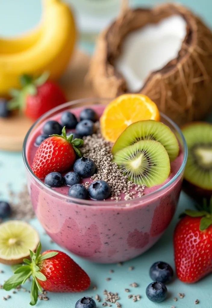 10 Healthy Aesthetic Recipes Fresh and Balanced 1 10 Healthy Aesthetic Recipes Fresh and Balanced - 1. Tropical Paradise Smoothie Bowl