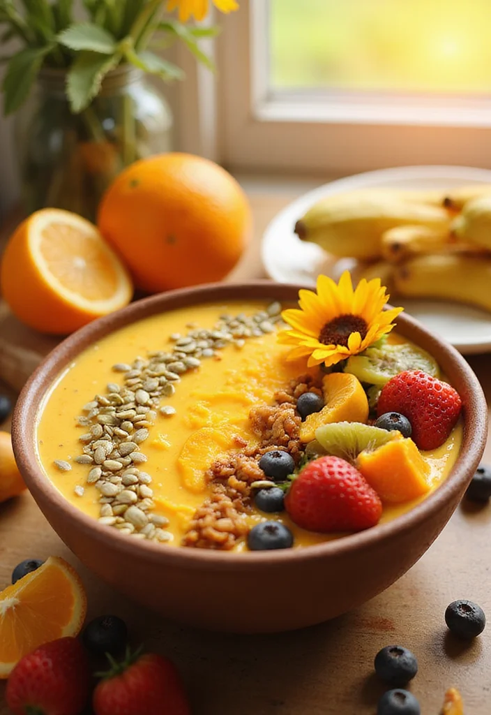 10 Healthy Aesthetic Recipes Fresh and Balanced 100 10 Healthy Aesthetic Recipes Fresh and Balanced - 10. Sunrise Smoothie Bowl