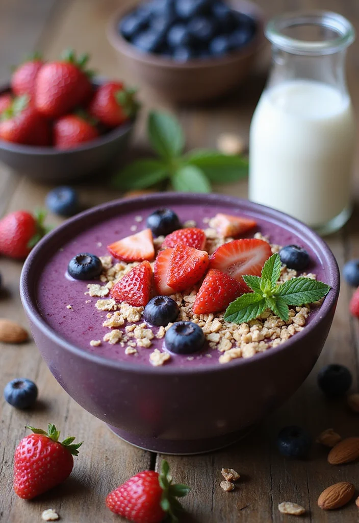 10 Healthy Aesthetic Recipes Fresh and Balanced 12 10 Healthy Aesthetic Recipes Fresh and Balanced - 2. Berry Bliss Smoothie Bowl