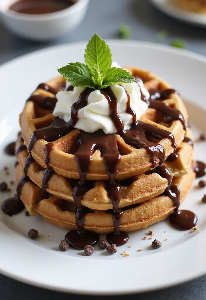 10 Healthy Chaffle Recipes for Better Breakfasts 34 10 Healthy Chaffle Recipes for Better Breakfasts - 4. Chocolate Chip Chaffles