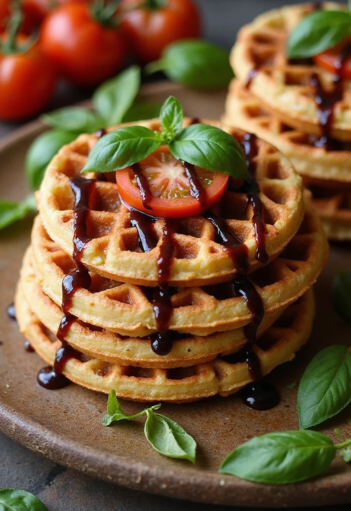 10 Healthy Chaffle Recipes for Better Breakfasts 45 10 Healthy Chaffle Recipes for Better Breakfasts - 5. Tomato Basil Chaffles