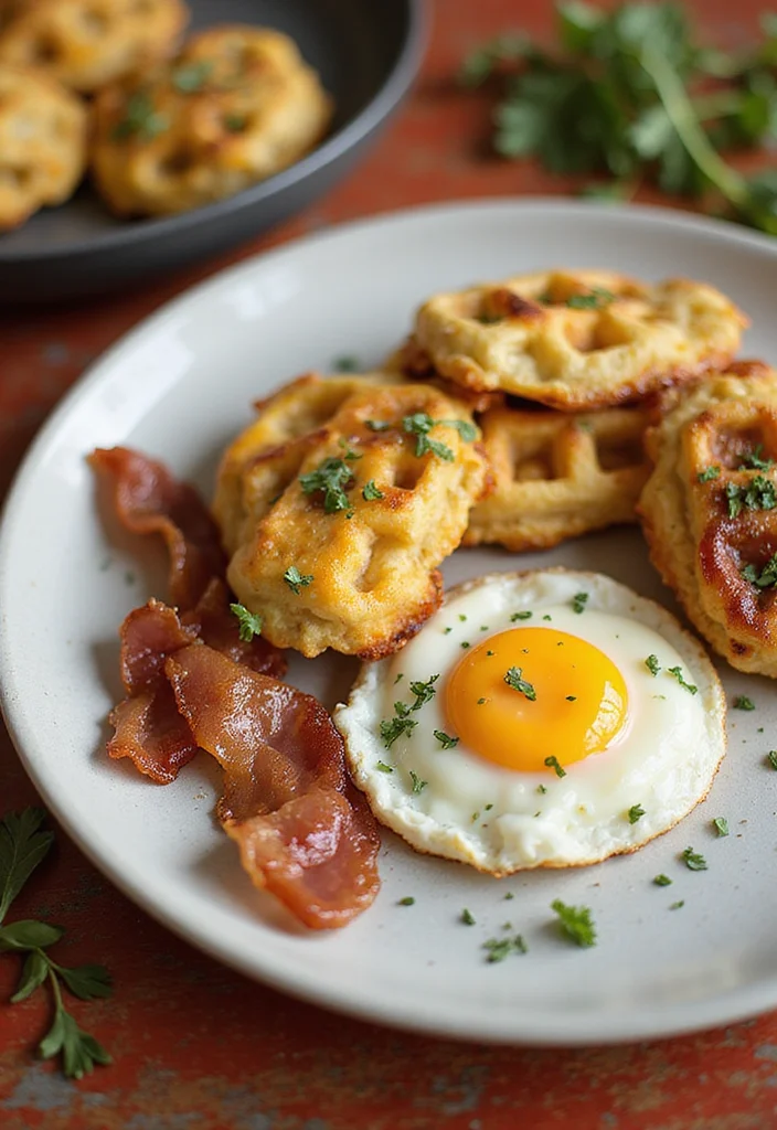 10 Healthy Chaffle Recipes for Better Breakfasts 89 10 Healthy Chaffle Recipes for Better Breakfasts - 9. Bacon and Cheese Chaffles