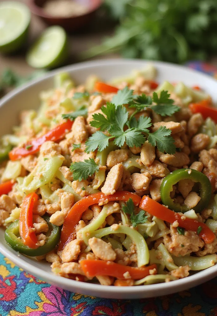 10 Healthy Coleslaw Recipes with Fresh Crunch 23 10 Healthy Coleslaw Recipes with Fresh Crunch - 3. Spicy Thai Peanut Slaw