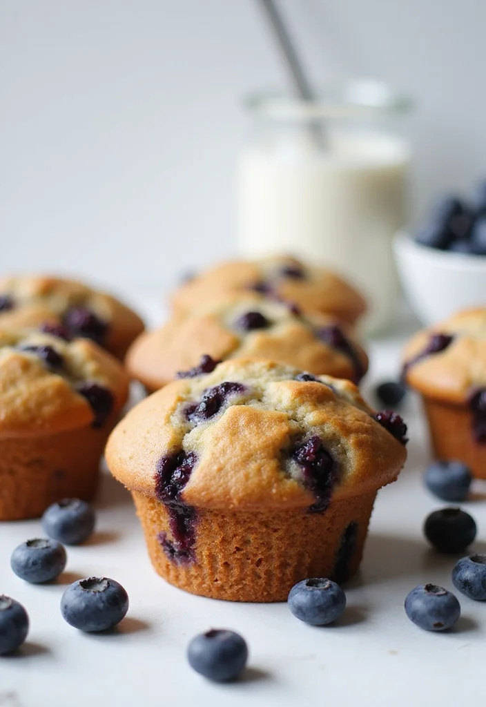 10 Healthy Muffin Recipes for Snacks and Breakfast - 2. Blueberry Almond Muffins