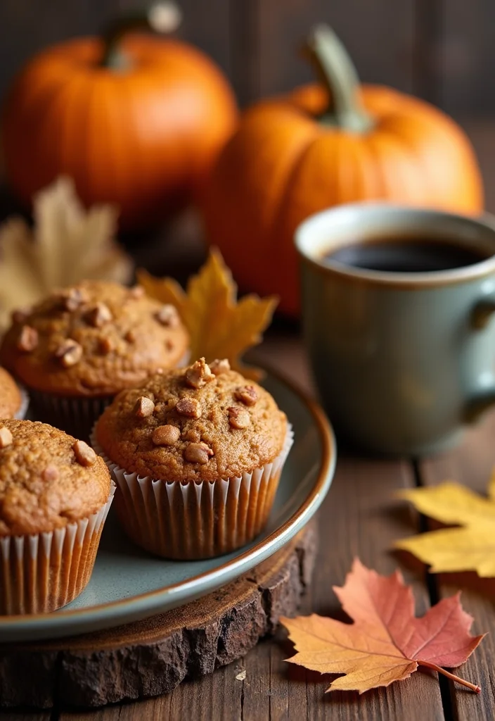 10 Healthy Muffin Recipes for Snacks and Breakfast - 4. Pumpkin Spice Muffins