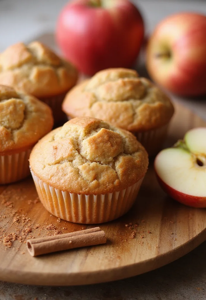 10 Healthy Muffin Recipes for Snacks and Breakfast - 5. Cinnamon Apple Muffins