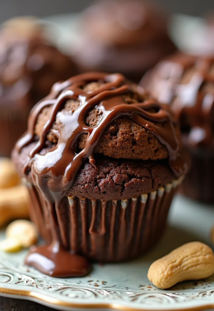 10 Healthy Muffin Recipes for Snacks and Breakfast - 6. Peanut Butter Chocolate Muffins