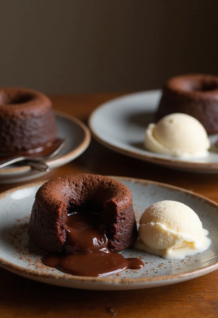 10 Hot Dessert Recipes for Cozy Evenings 1 10 Hot Dessert Recipes for Cozy Evenings - 1. Decadent Chocolate Lava Cake