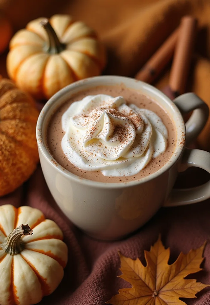 10 Hot Dessert Recipes for Cozy Evenings 56 10 Hot Dessert Recipes for Cozy Evenings - 6. Pumpkin Spice Hot Chocolate