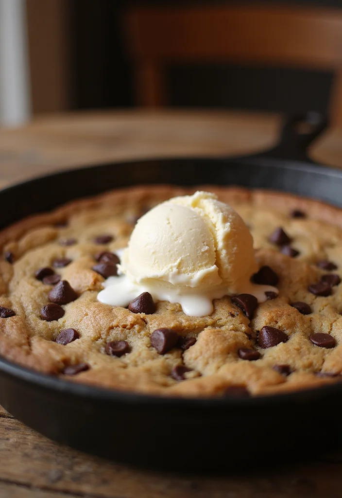 10 Hot Dessert Recipes for Cozy Evenings 67 10 Hot Dessert Recipes for Cozy Evenings - 7. Chocolate Chip Cookie Skillet