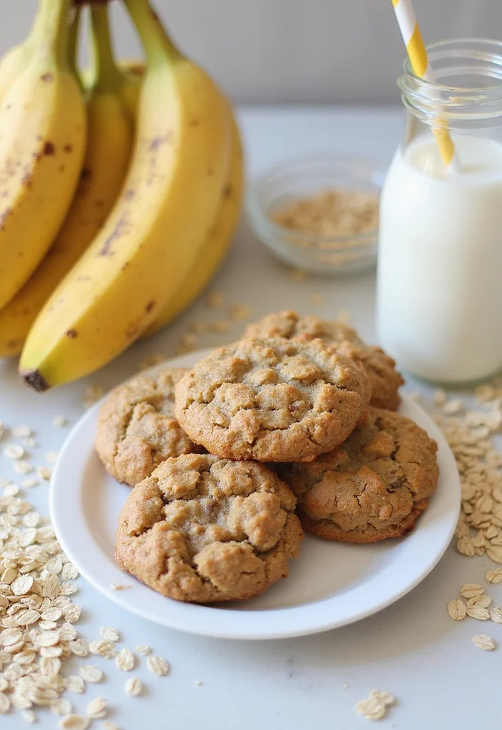 10 Instant Dessert Recipes for Quick Cravings 12 10 Instant Dessert Recipes for Quick Cravings - 2. Banana Oatmeal Cookies