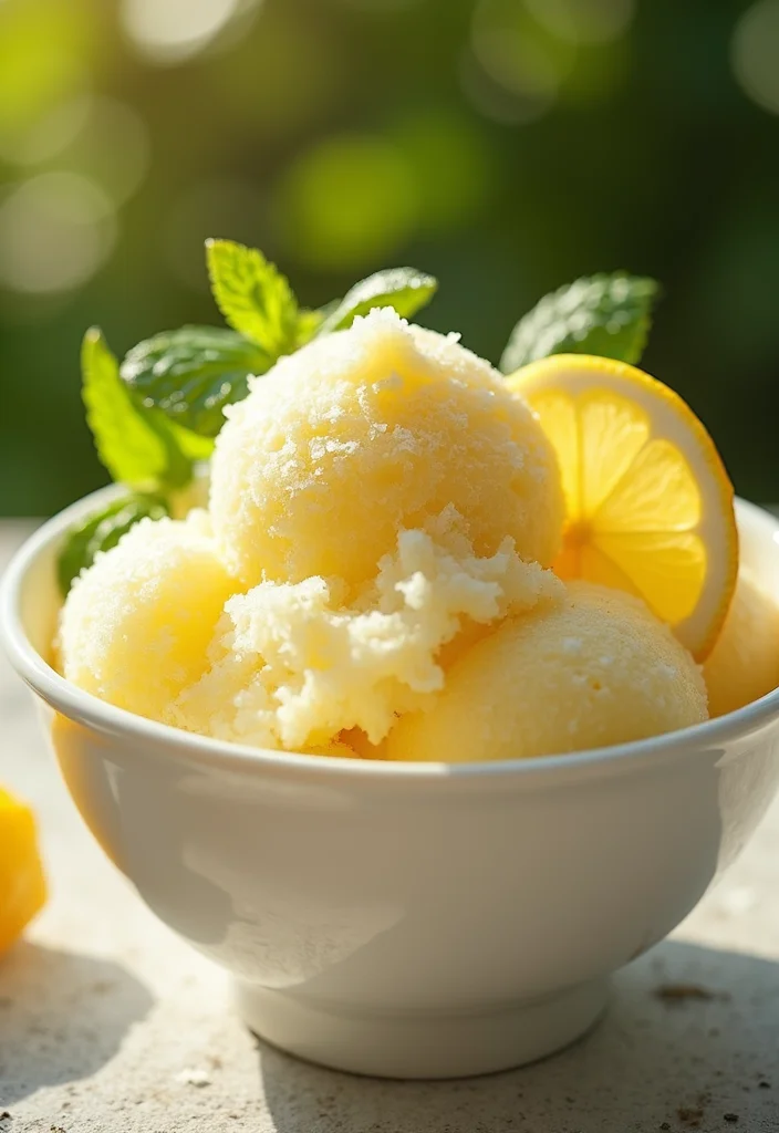 10 Instant Dessert Recipes for Quick Cravings 89 10 Instant Dessert Recipes for Quick Cravings - 9. Easy Lemon Sorbet