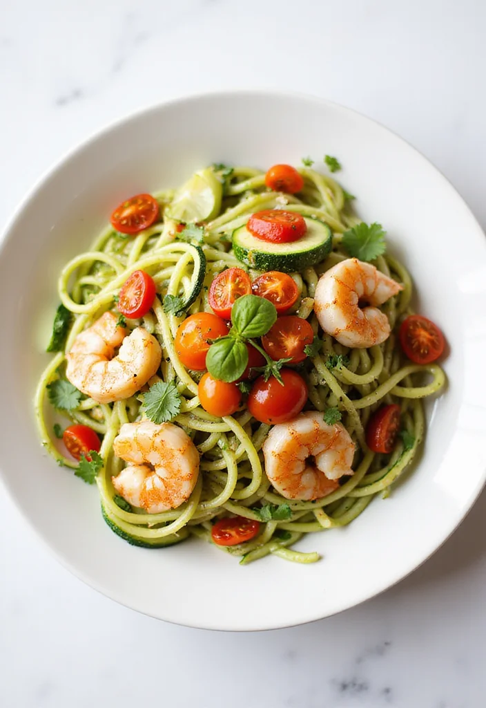 10 Keto Mediterranean Recipes for Fresh Low Carb Meals 89 10 Keto Mediterranean Recipes for Fresh Low Carb Meals - 9. Shrimp and Zucchini Noodles