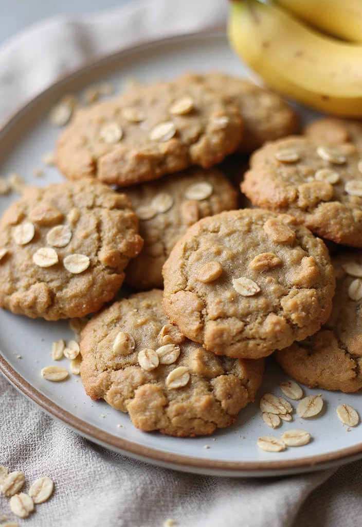 10 No Salt Dessert Recipes with Clean Simple Flavor 23 10 No Salt Dessert Recipes with Clean Simple Flavor - 3. Banana Oatmeal Cookies