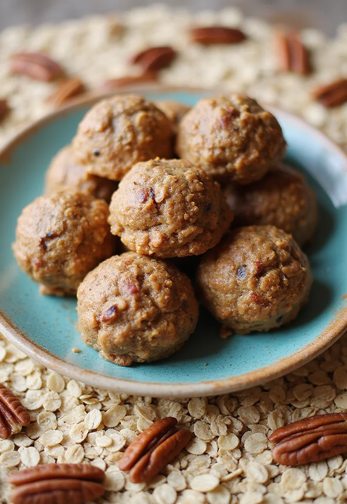 10 No Salt Dessert Recipes with Clean Simple Flavor 56 10 No Salt Dessert Recipes with Clean Simple Flavor - 6. Maple Pecan Energy Bites