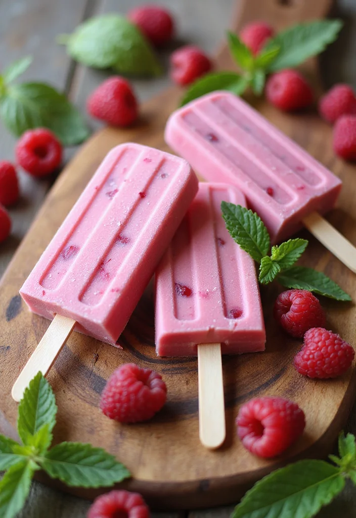 10 No Salt Dessert Recipes with Clean Simple Flavor 89 10 No Salt Dessert Recipes with Clean Simple Flavor - 9. Raspberry Almond Milk Popsicles