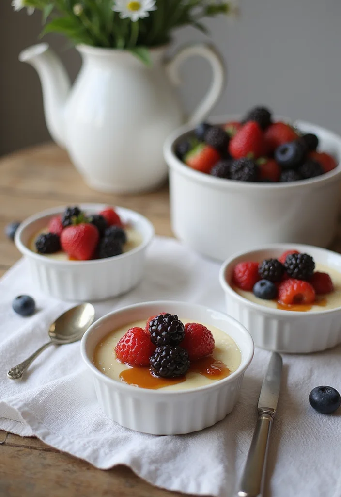 10 Ramekin Dessert Recipes Perfect for Small Servings 12 10 Ramekin Dessert Recipes Perfect for Small Servings - 2. Creamy Vanilla Bean Panna Cotta