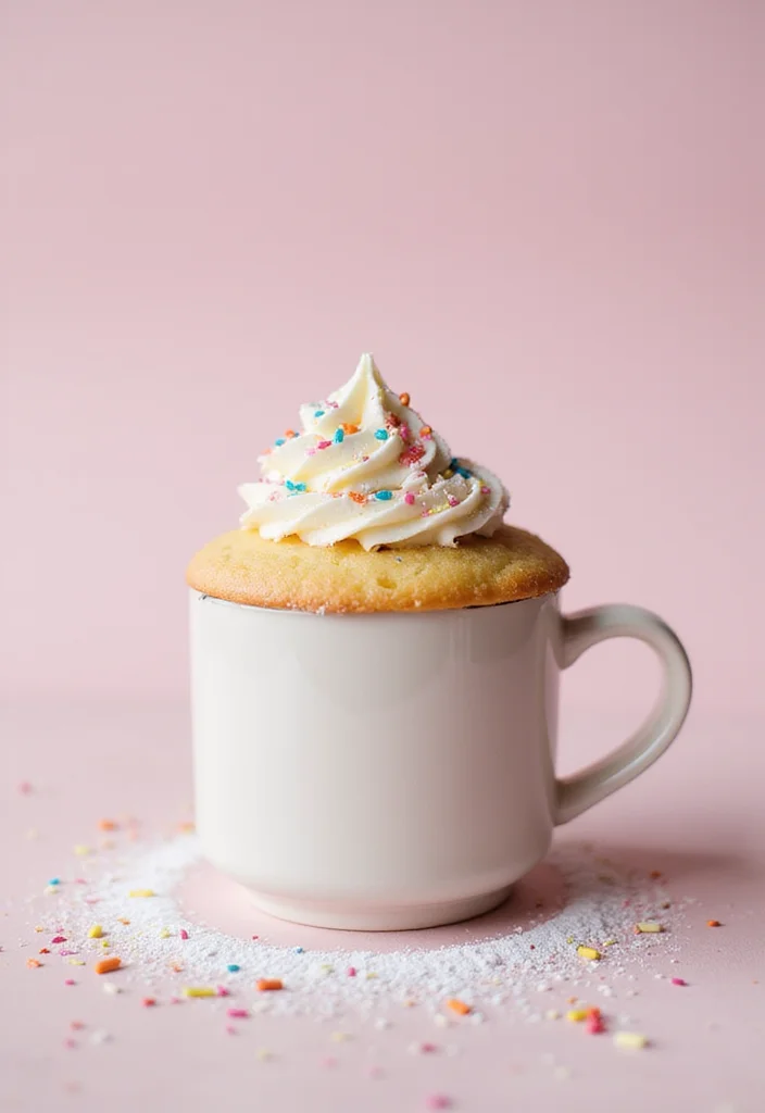 10 Single Serve Dessert Recipes Ready in Minutes 12 10 Single Serve Dessert Recipes Ready in Minutes - 2. Vanilla Mug Cake