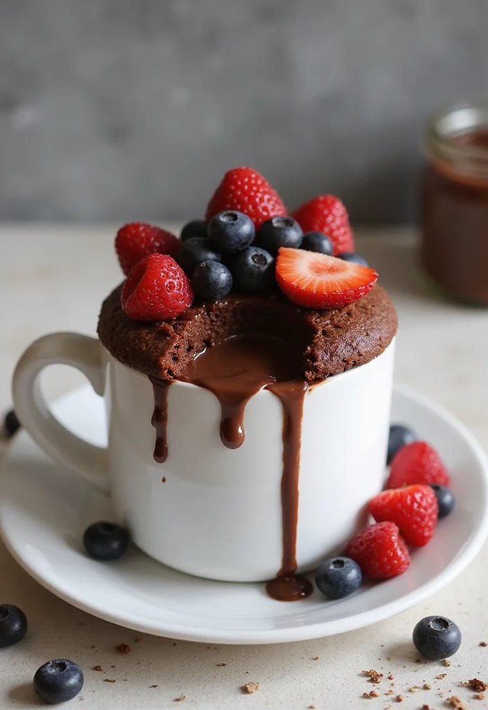 10 Single Serve Dessert Recipes Ready in Minutes 56 10 Single Serve Dessert Recipes Ready in Minutes - 6. Nutella Mug Cake