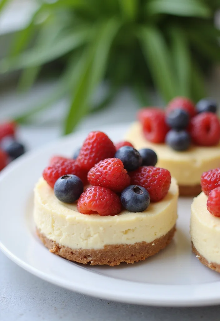 10 Small Batch Dessert Recipes for Just a Few Servings 12 10 Small Batch Dessert Recipes for Just a Few Servings - 2. Mini Vegan Cheesecakes