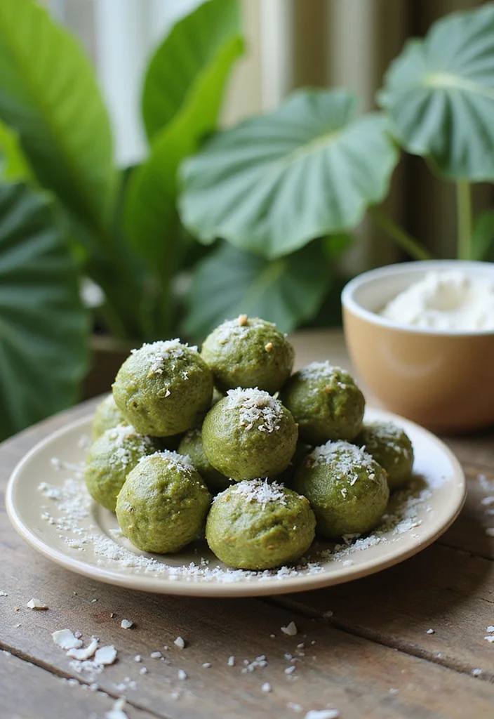10 Small Batch Dessert Recipes for Just a Few Servings 78 10 Small Batch Dessert Recipes for Just a Few Servings - 8. Vegan Matcha Energy Bites