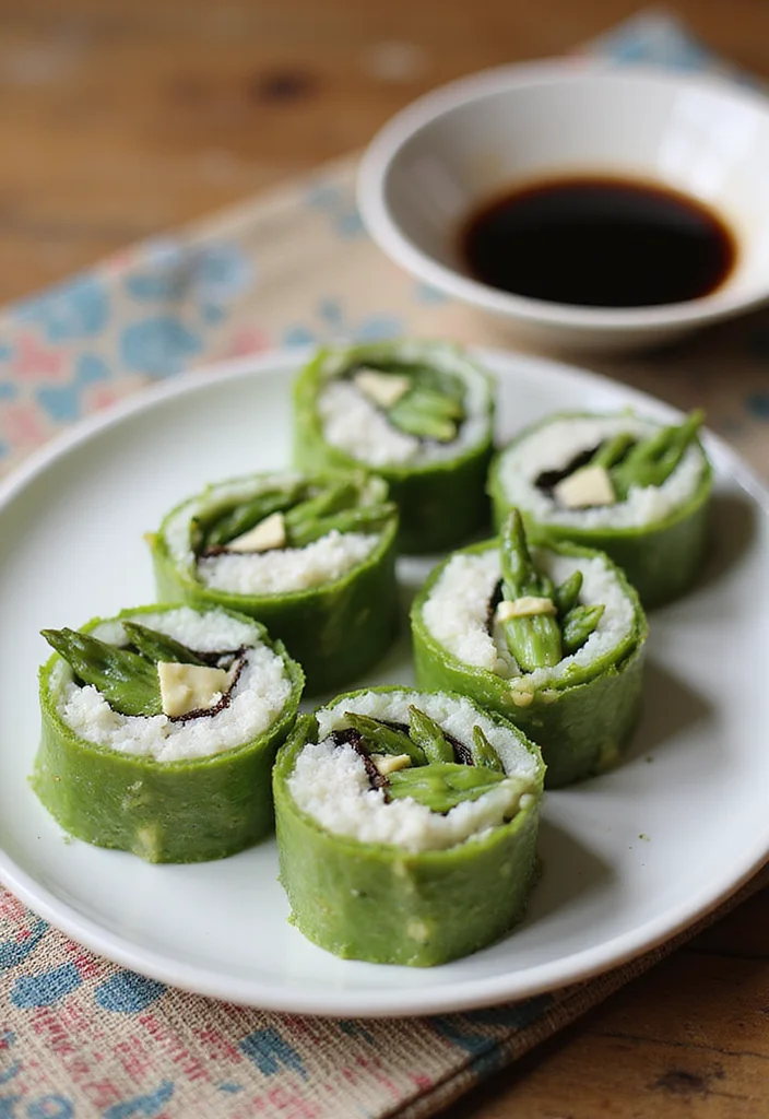 10 Vegan Asparagus Recipes for Light Flavorful Meals 100 10 Vegan Asparagus Recipes for Light Flavorful Meals - 10. Asparagus Sushi Rolls