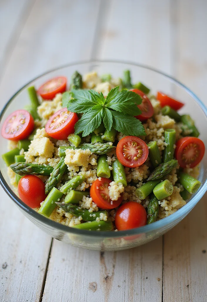 10 Vegan Asparagus Recipes for Light Flavorful Meals 34 10 Vegan Asparagus Recipes for Light Flavorful Meals - 4. Asparagus and Quinoa Salad