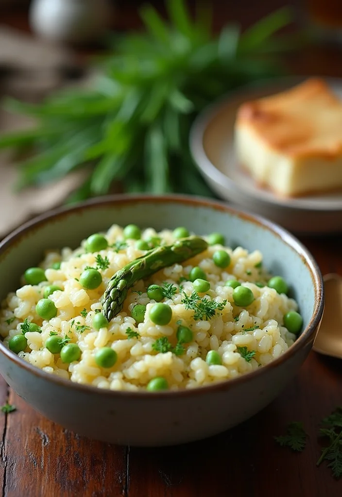 10 Vegan Asparagus Recipes for Light Flavorful Meals 89 10 Vegan Asparagus Recipes for Light Flavorful Meals - 9. Asparagus and Pea Risotto