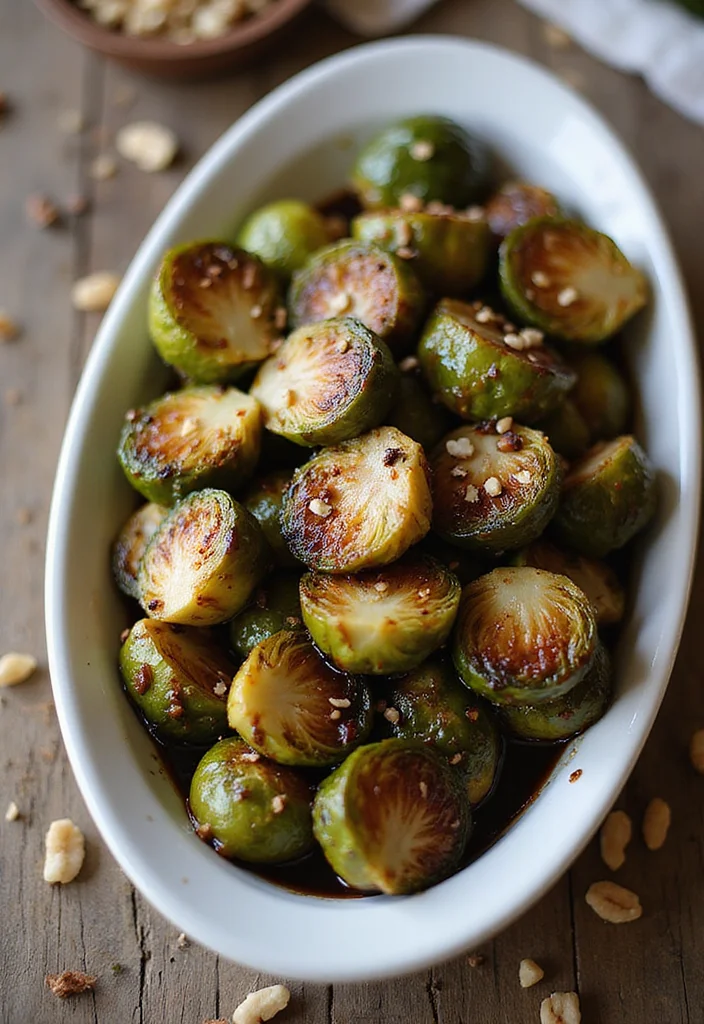 10 Vegan Brussels Sprout Recipes for Fresh Sides 45 10 Vegan Brussels Sprout Recipes for Fresh Sides - 5. Maple Balsamic Brussels Sprouts