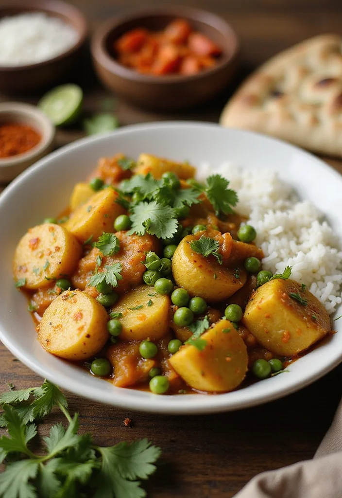 10 Vegan Pressure Cooker Recipes for Fast Meals 56 10 Vegan Pressure Cooker Recipes for Fast Meals - 6. Easy Potato and Pea Masala