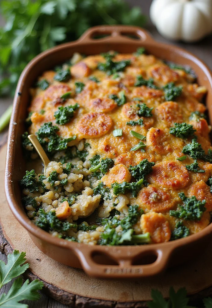 10 Vegan Wild Rice Recipes for Hearty Meals 45 10 Vegan Wild Rice Recipes for Hearty Meals - 5. Wild Rice and Kale Casserole