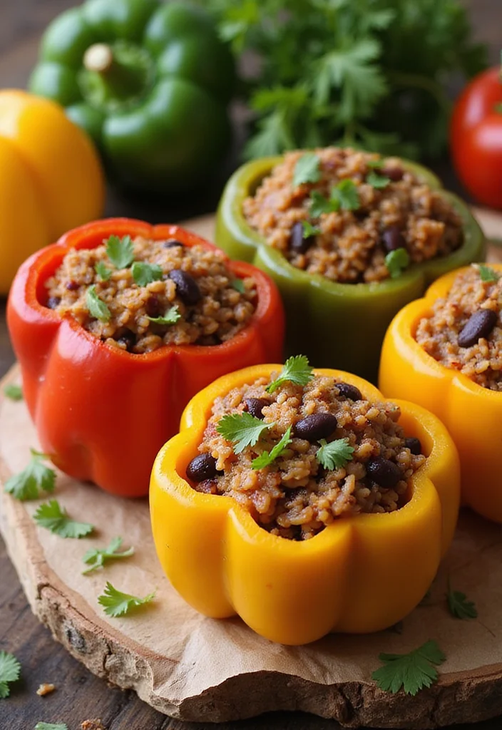 10 Vegan Wild Rice Recipes for Hearty Meals 56 10 Vegan Wild Rice Recipes for Hearty Meals - 6. Wild Rice Stuffed Bell Peppers