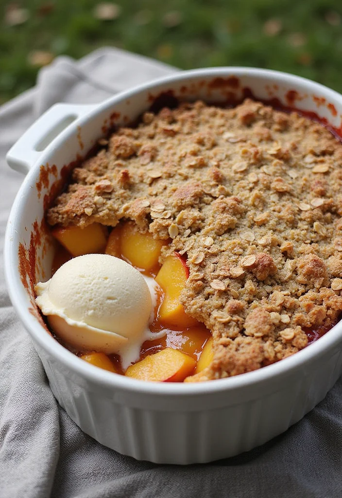 12 Award Winning Dessert Recipes to Impress Any Crowd 111 12 Award Winning Dessert Recipes to Impress Any Crowd - 11. Peach Melba Crumble