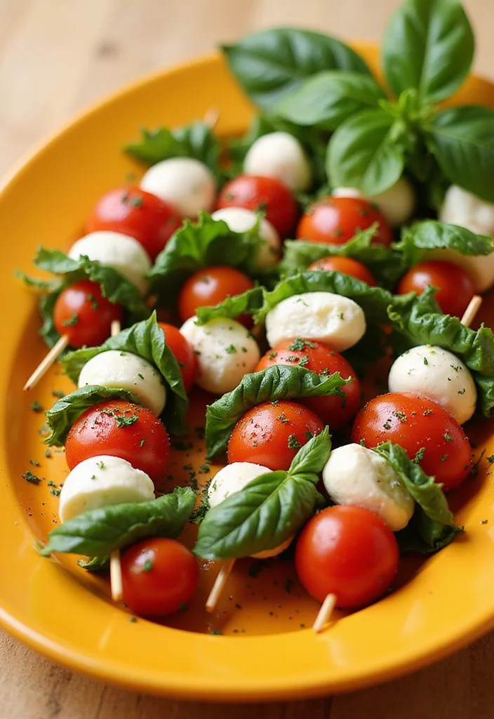 12 Easy Keto Lunch Recipes for Fast Daily Eating 78 12 Easy Keto Lunch Recipes for Fast Daily Eating - 8. Caprese Salad Skewers