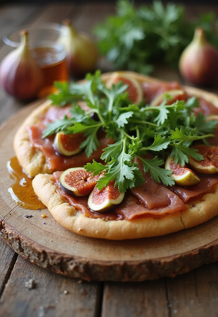 12 Elevated Dinner Recipes with Simple Upgrades 111 12 Elevated Dinner Recipes with Simple Upgrades - 11. Fig and Prosciutto Flatbread