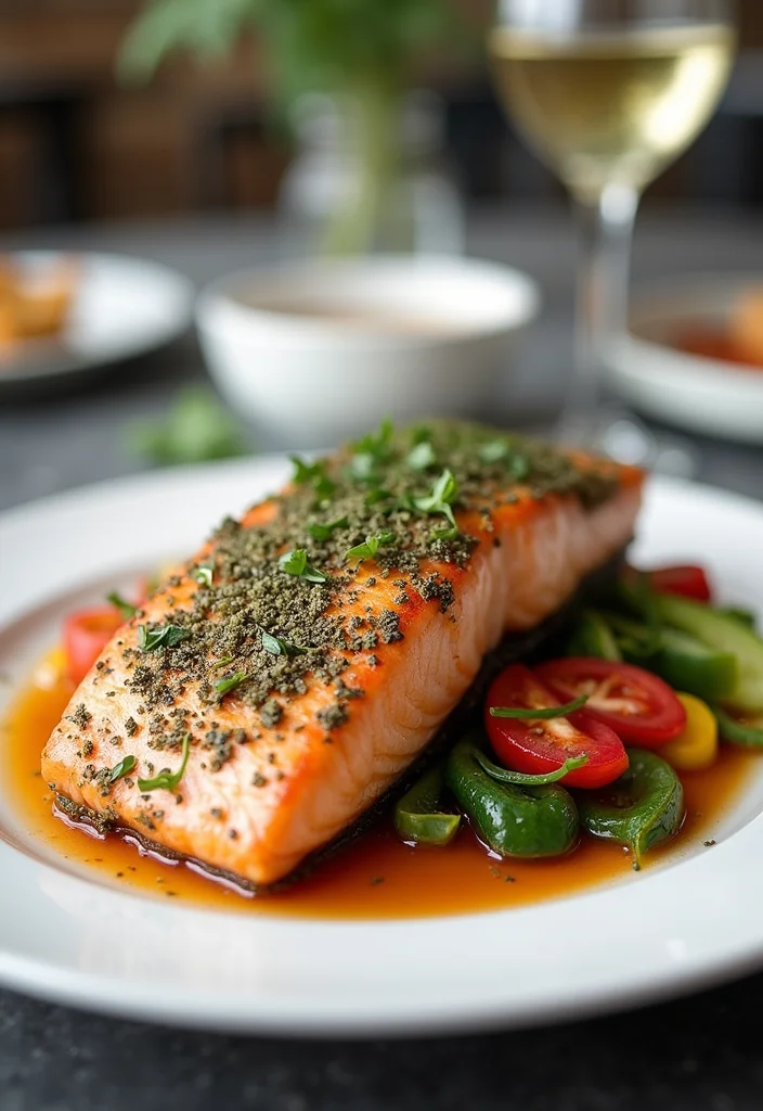 12 Elevated Dinner Recipes with Simple Upgrades 12 12 Elevated Dinner Recipes with Simple Upgrades - 2. Herb-Crusted Salmon