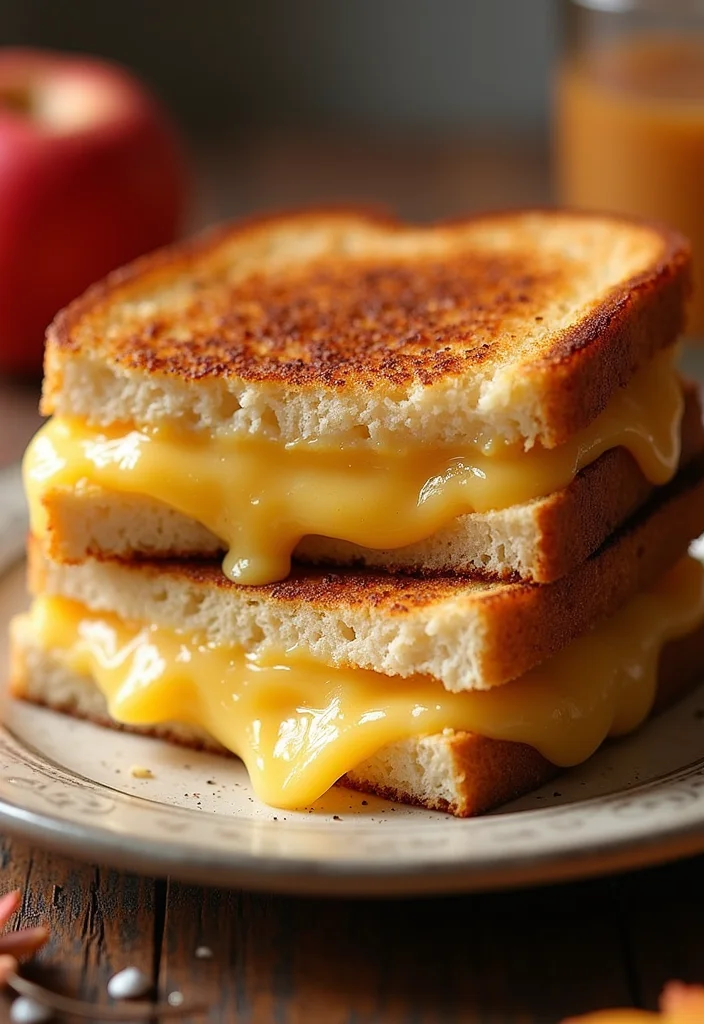 12 Fall Dinner Recipes with Warm Seasonal Flavor 122 12 Fall Dinner Recipes with Warm Seasonal Flavor - 12. Apple and Cheddar Grilled Cheese