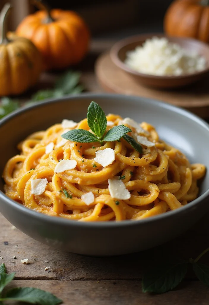 12 Fall Dinner Recipes with Warm Seasonal Flavor 56 12 Fall Dinner Recipes with Warm Seasonal Flavor - 6. Creamy Pumpkin Pasta