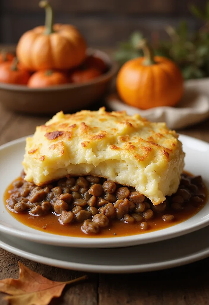 12 Fall Dinner Recipes with Warm Seasonal Flavor 78 12 Fall Dinner Recipes with Warm Seasonal Flavor - 8. Lentil Shepherd's Pie
