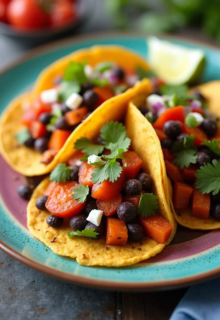 12 Healthy High Protein Recipes for Everyday Meals 100 12 Healthy High Protein Recipes for Everyday Meals - 10. Sweet Potato & Black Bean Tacos