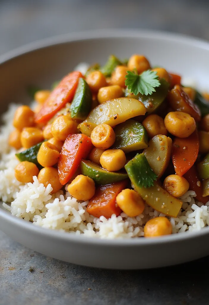 12 Healthy High Protein Recipes for Everyday Meals 12 12 Healthy High Protein Recipes for Everyday Meals - 2. Chickpea Stir-Fry