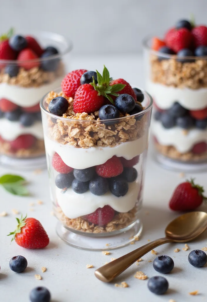 12 Healthy High Protein Recipes for Everyday Meals 34 12 Healthy High Protein Recipes for Everyday Meals - 4. Greek Yogurt Parfait