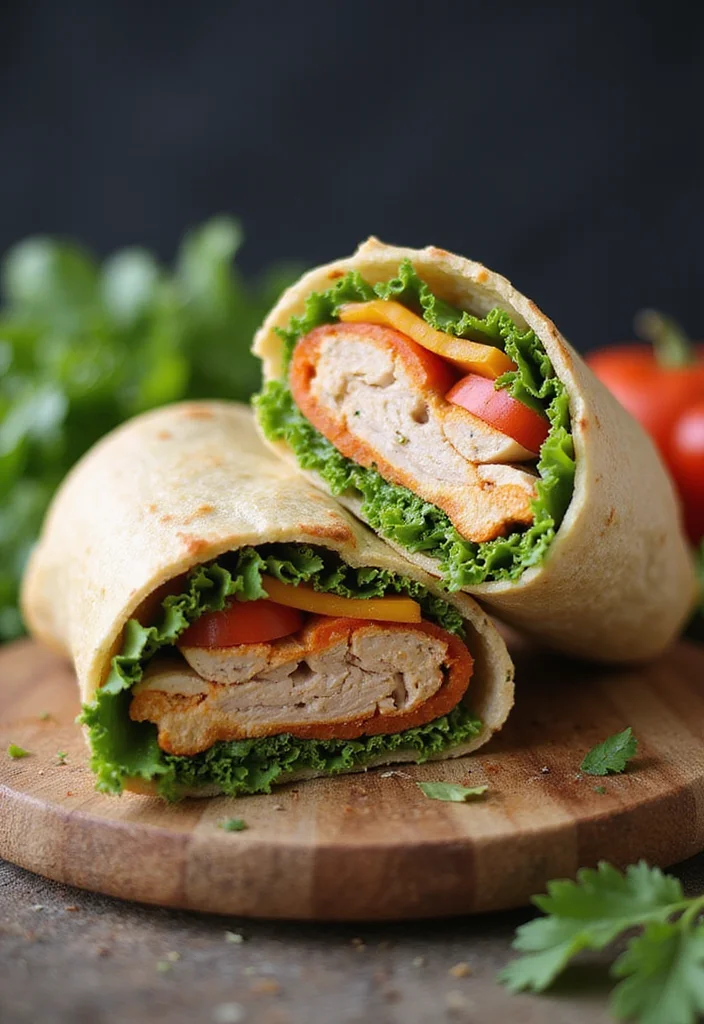 12 Healthy Lunch Ideas for Busy Days 12 12 Healthy Lunch Ideas for Busy Days - 2. Turkey and Hummus Wrap