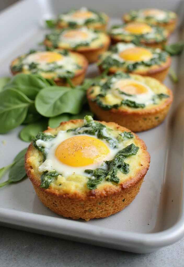 12 Healthy Lunch Ideas for Busy Days 78 12 Healthy Lunch Ideas for Busy Days - 8. Spinach and Feta Egg Muffins