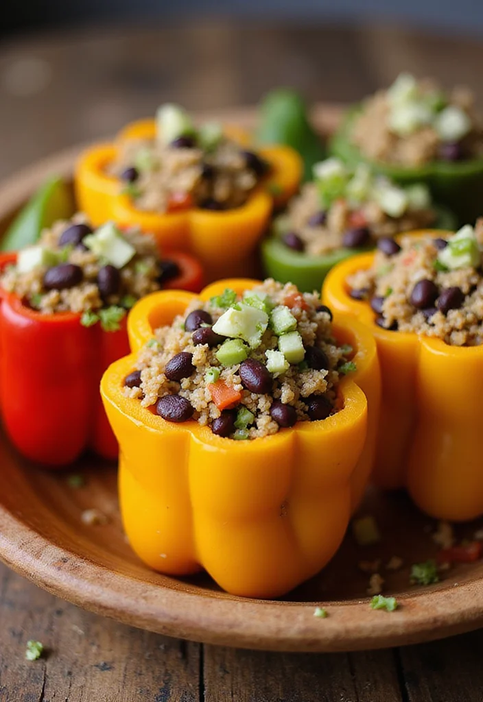 12 High Protein Dinner Recipes for Daily Energy 1 12 High Protein Dinner Recipes for Daily Energy - 1. Quinoa and Black Bean Stuffed Peppers