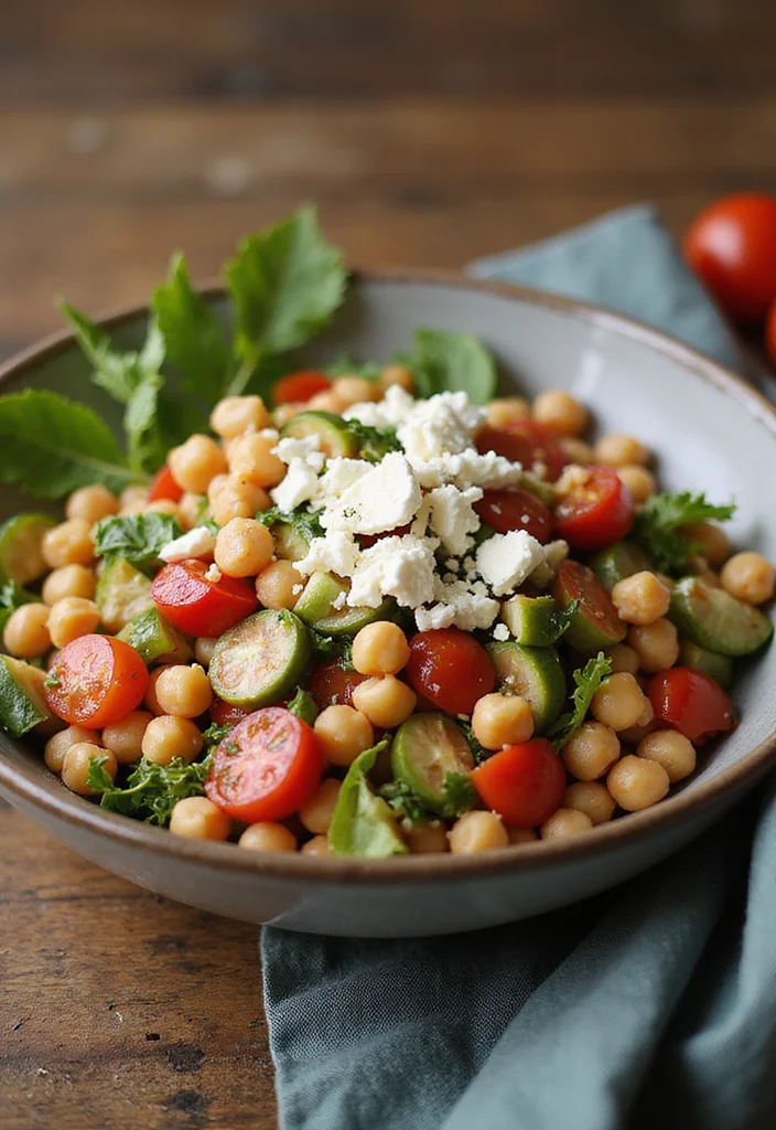 12 High Protein Dinner Recipes for Daily Energy 122 12 High Protein Dinner Recipes for Daily Energy - 12. Mediterranean Chickpea Salad